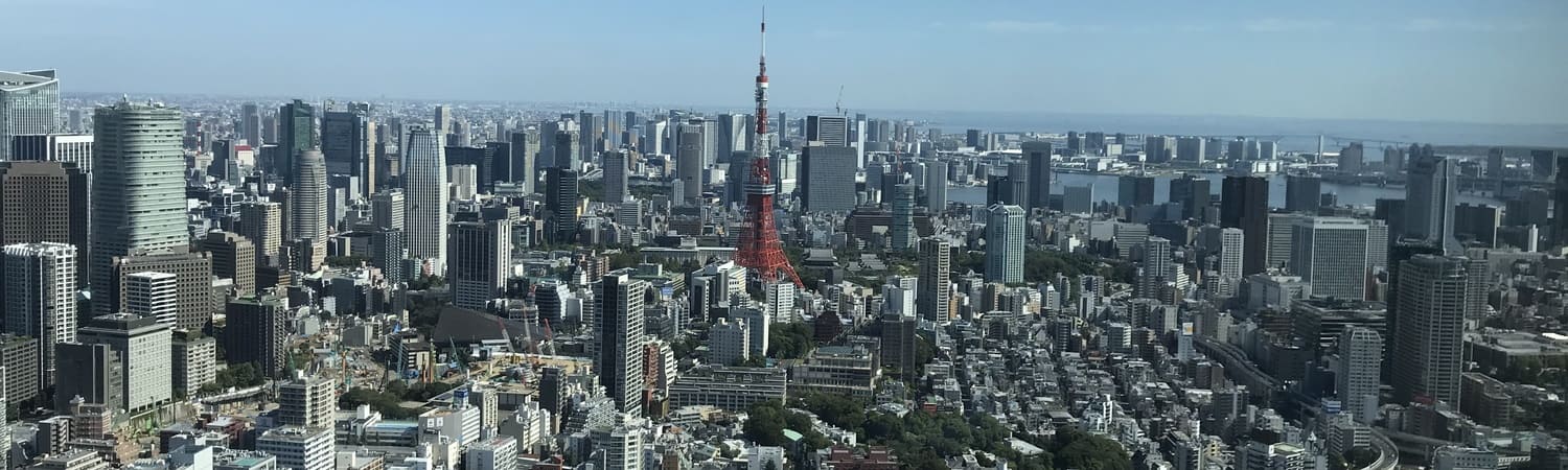 Blick von Rappongi Hills in Tokio
